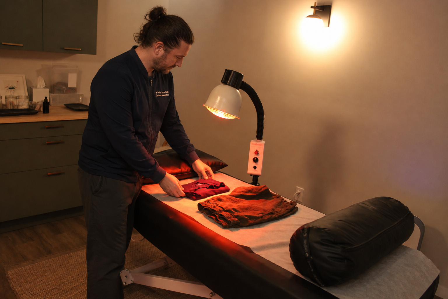 The treatment room at the practice on West 72nd Street