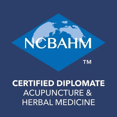 NCBAHM Certified Diplomate, Acupuncture and Herbal Medicine badge